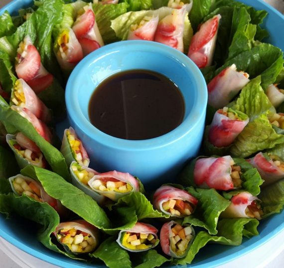 fruit summer rolls