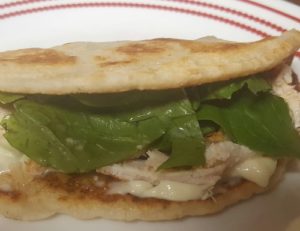 Paleo flatbread chicken sandwich