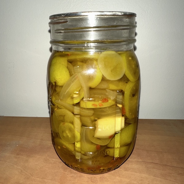 pickled green tomatoes