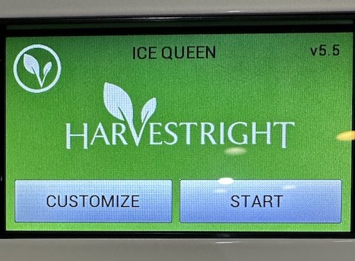 harvest right Ice Queen