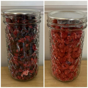 freeze dried mixed berries