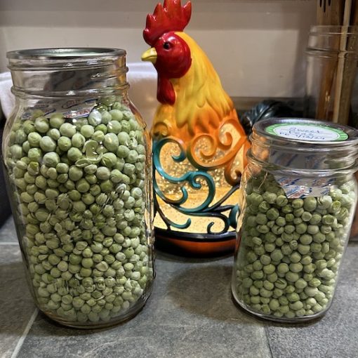 freeze dried peas