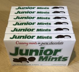 boxes of Junior Mints