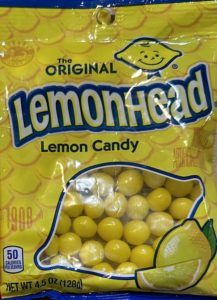 bag of Lemonhead candies