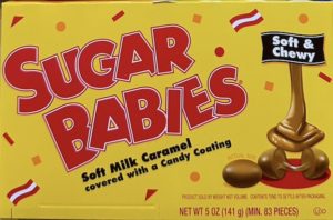 box of Sugar Babies candy